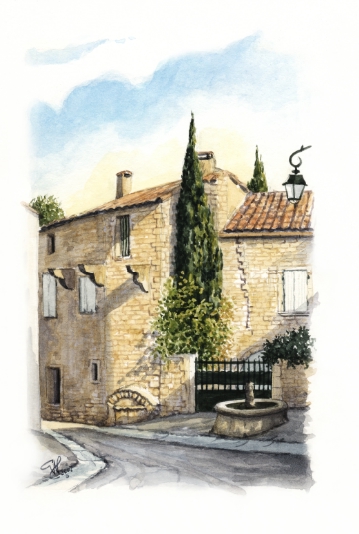 Aquarelle de Georges Nury 